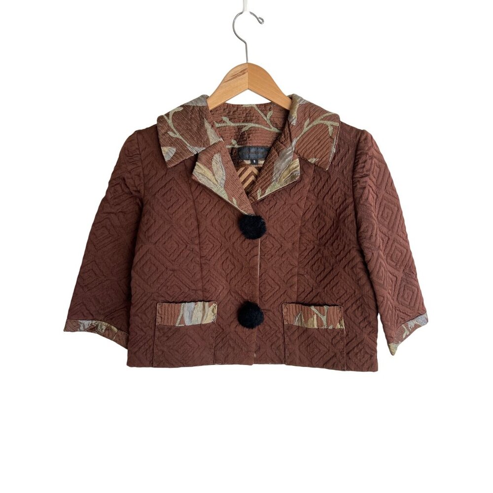 L. O'Neill funky cropped vintage jacket size S small